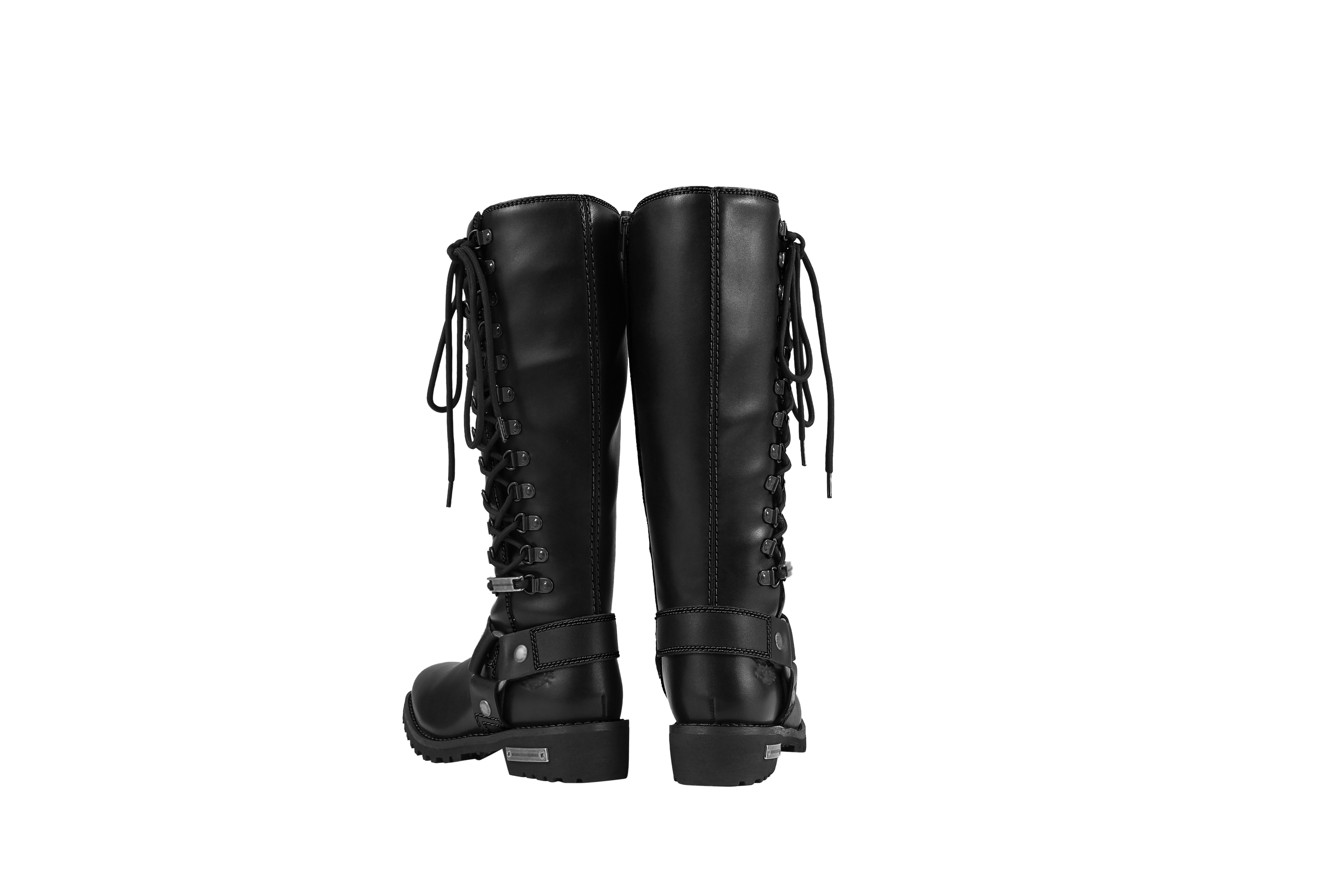 Dream Apparel® Women Biker Long Boots with Laces