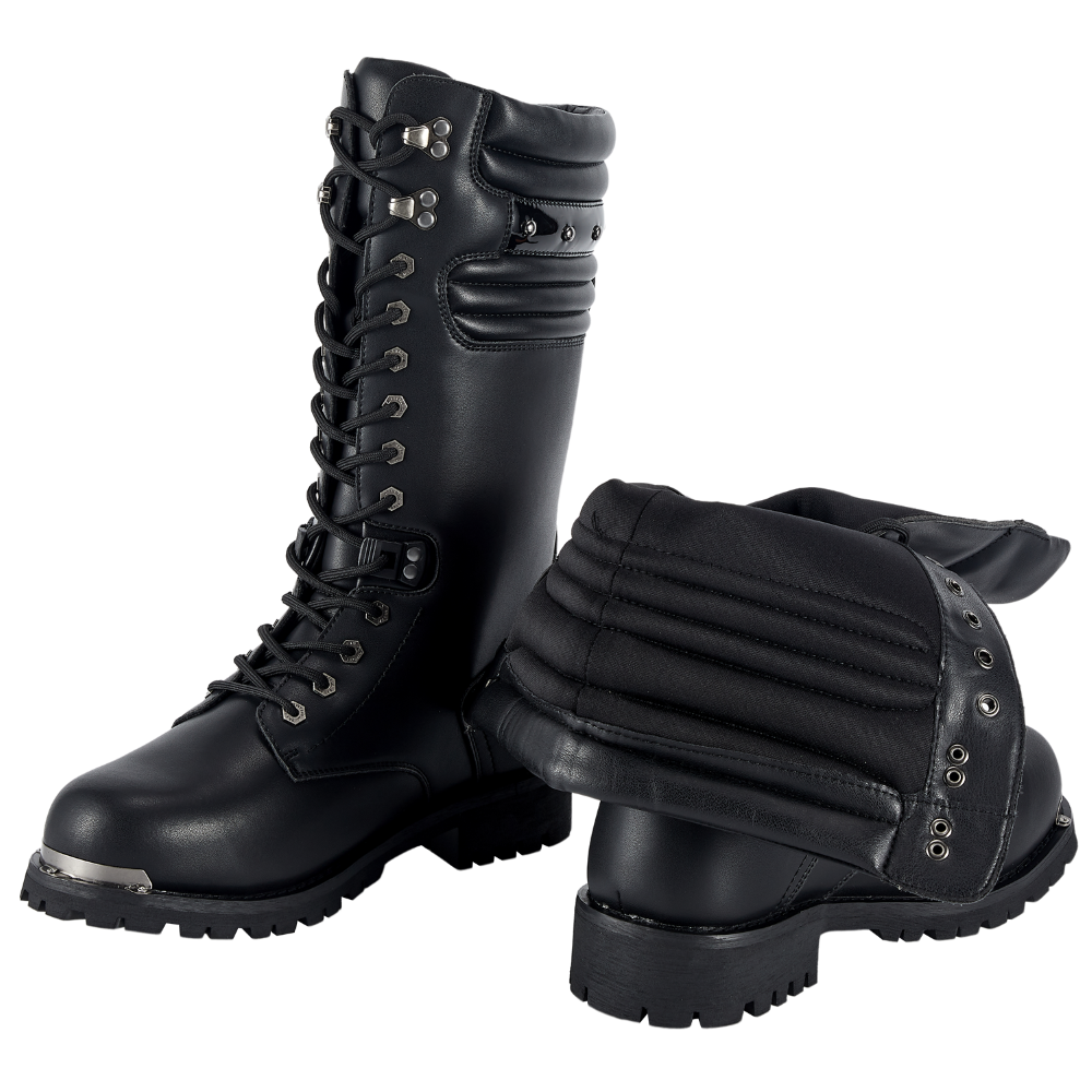 Dream Apparel Men Black Biker Boots