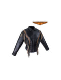 Womens jacket with studs