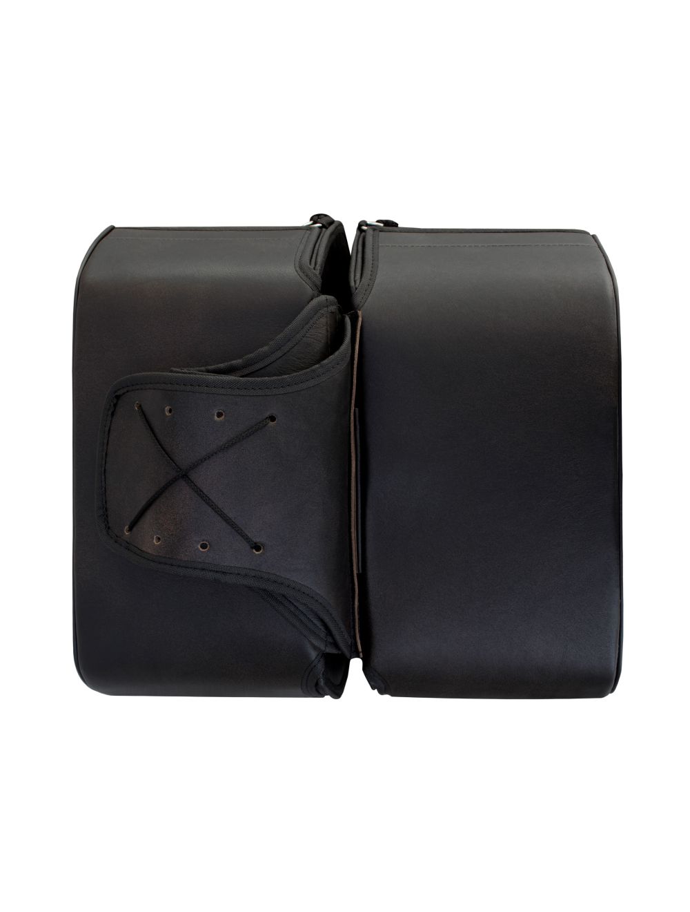 Motorcycle Leather Saddlebag Distress Brown NoStud