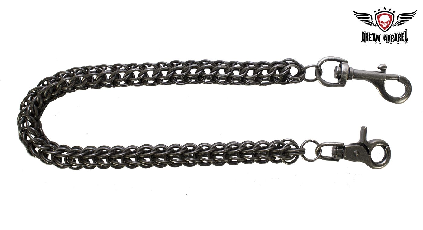 16" Gun Metal Biker Chain