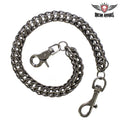 16" Gun Metal Biker Chain