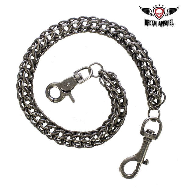 16" Gun Metal Biker Chain