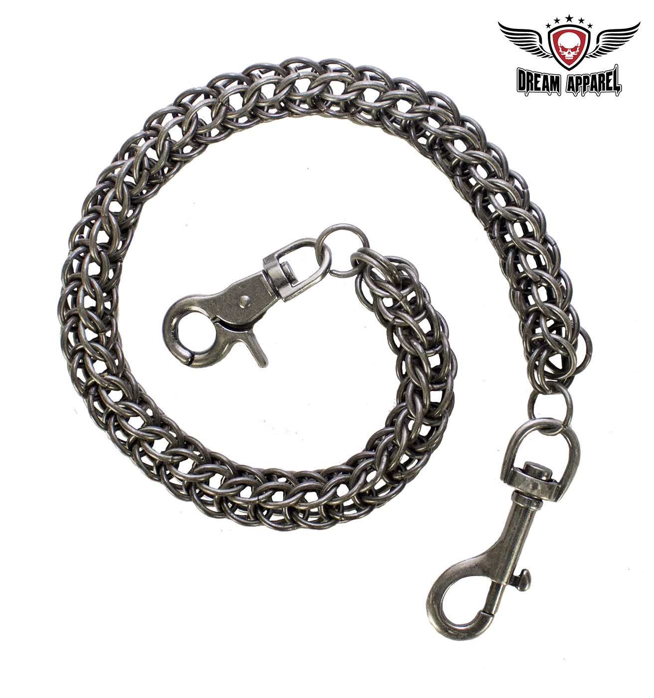 16" Gun Metal Biker Chain
