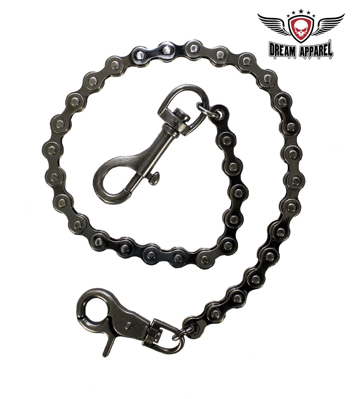 17" Gun Metal Biker Chain