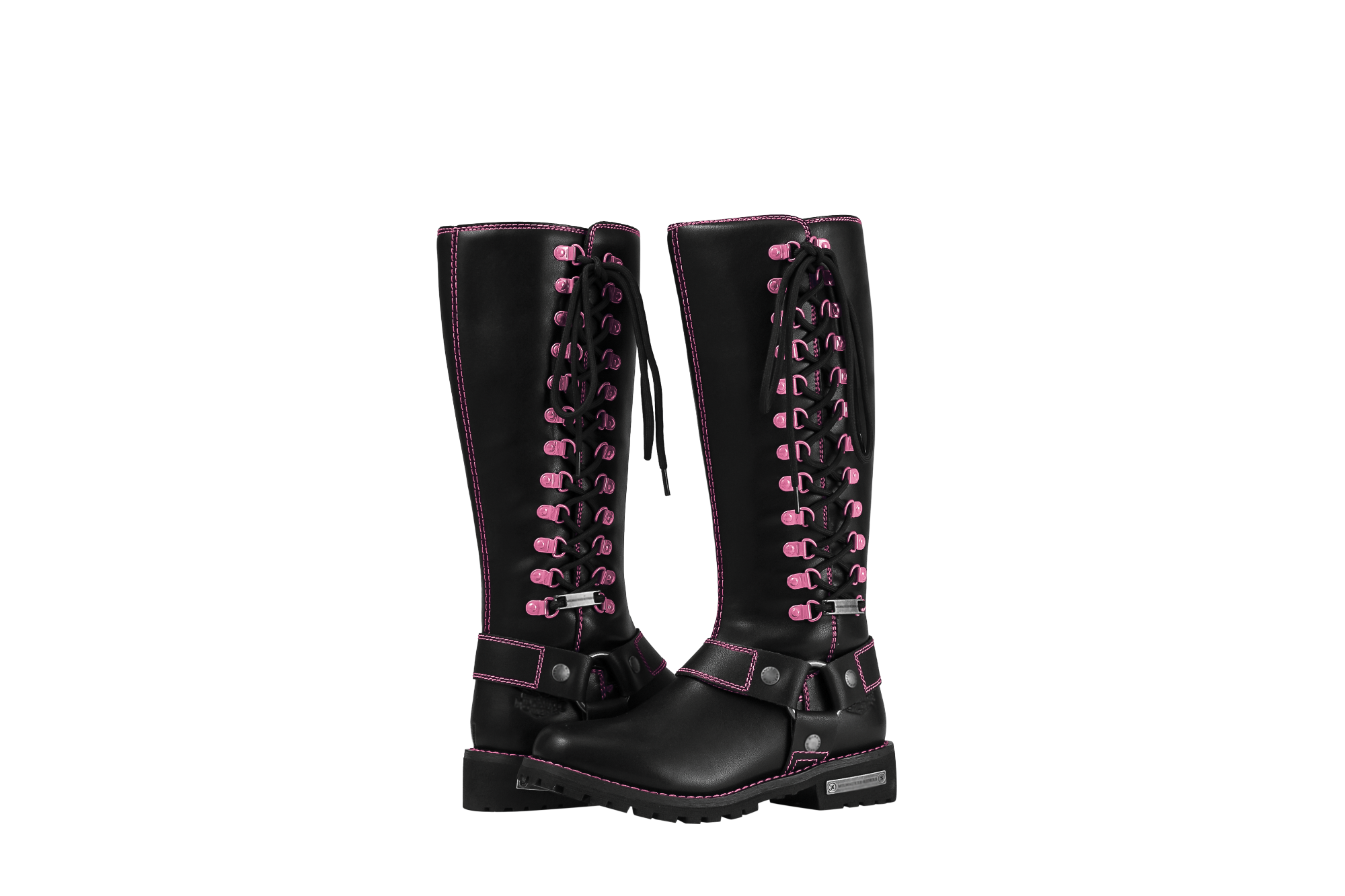 Dream Apparel® Women Biker Long Boots with Laces