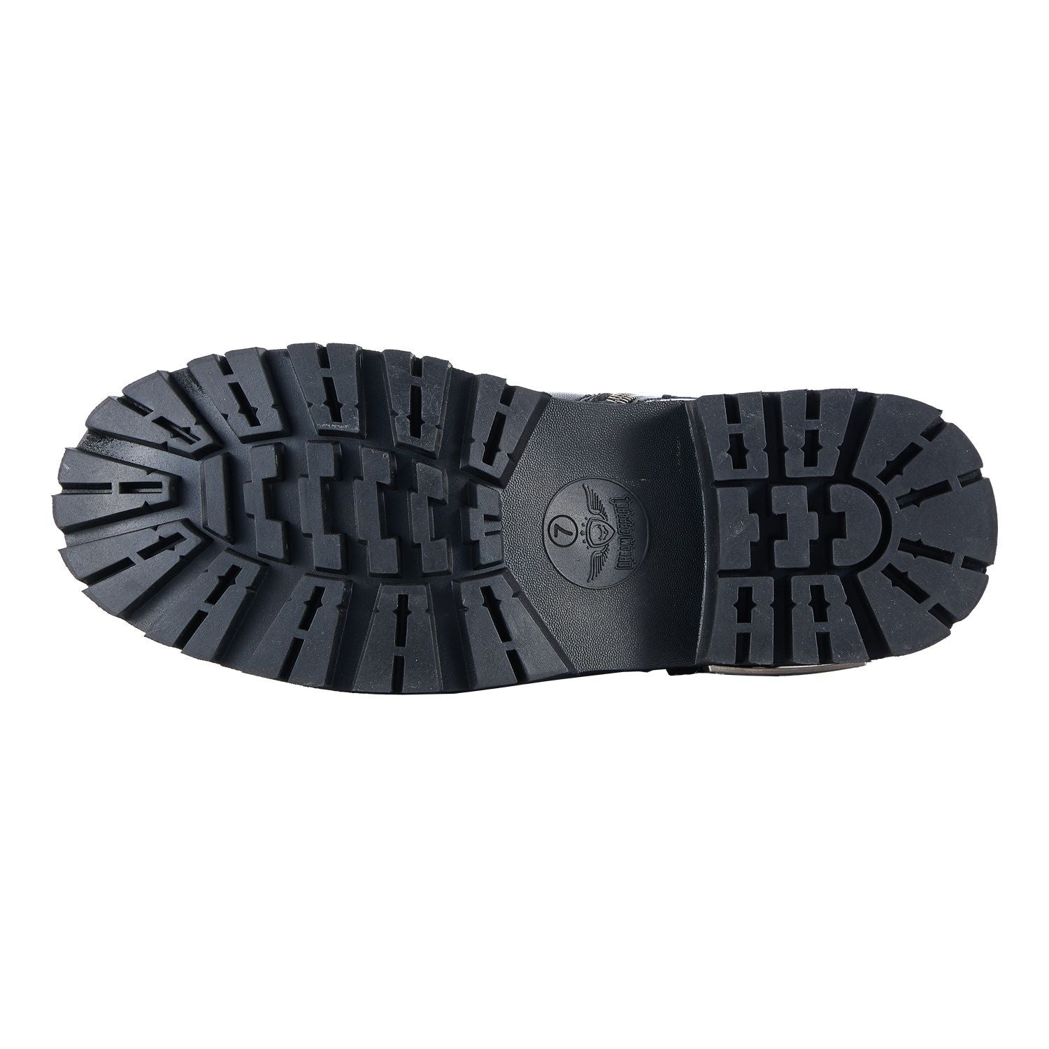 Women Leather Biker Boots, Straps & Ring on Ankle