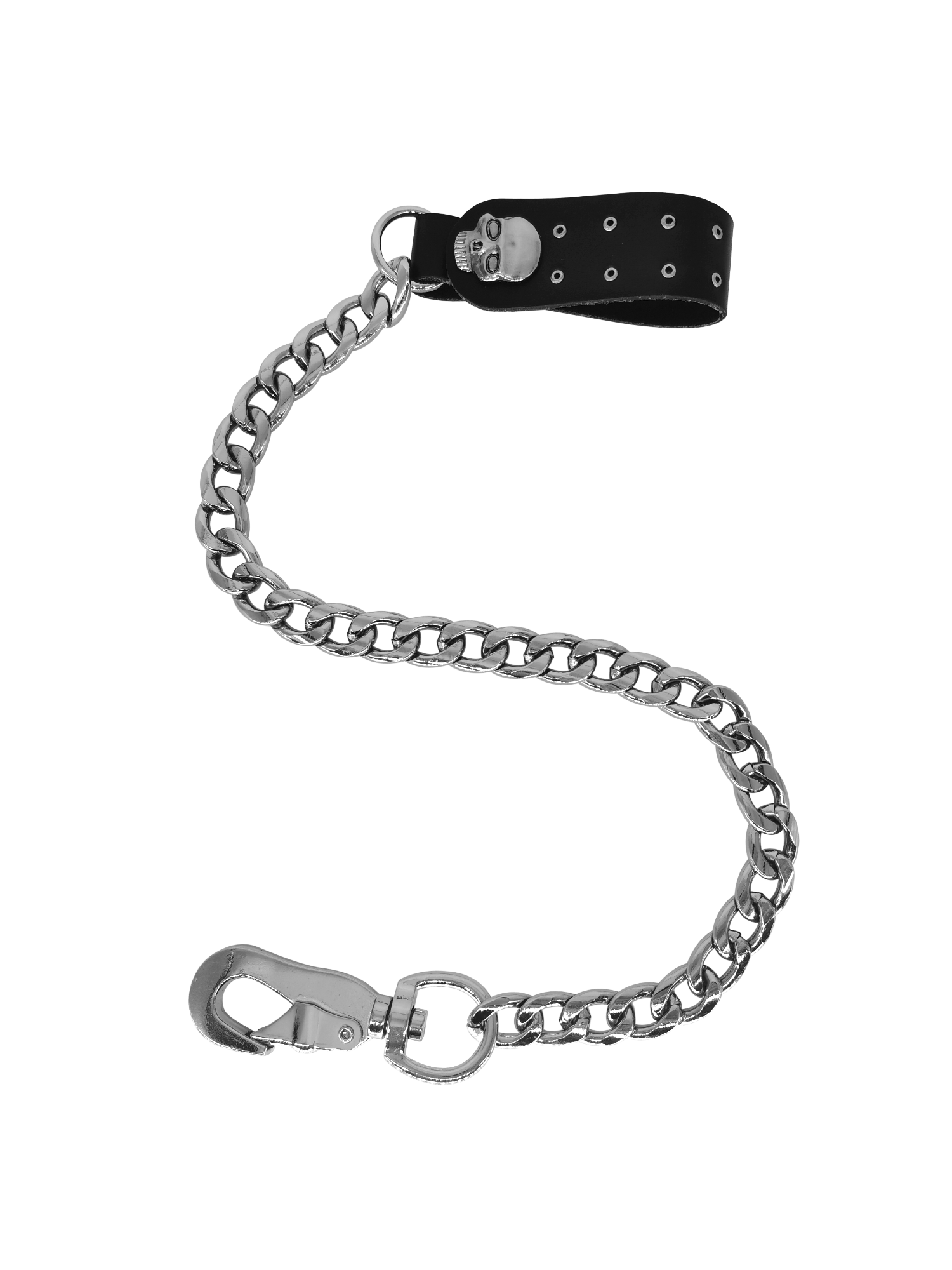 Biker Chain with Skull